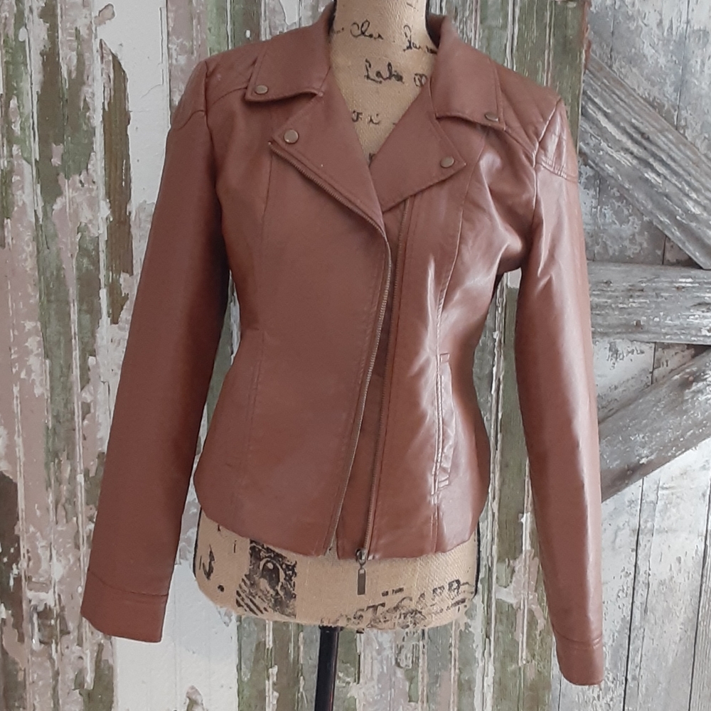 New look vegan leather jacket